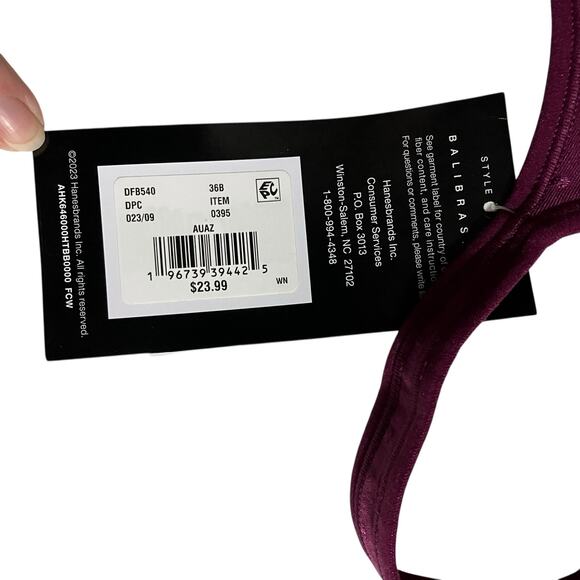 Beauty by Bali Womens Bra Size 36B Foam Wirefree Convertable Adjustable Straps - Picture 9 of 11